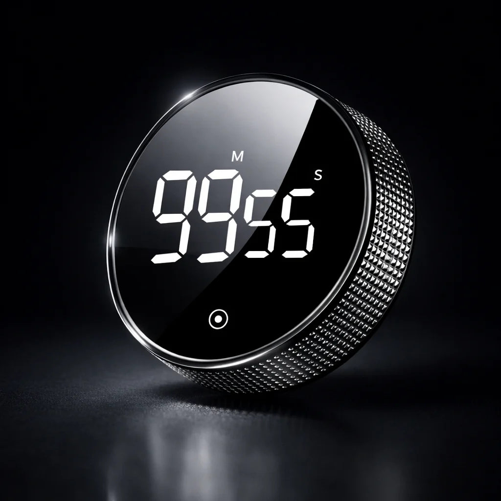 Digitaler Küchen-Timer mit magnetischer Halterung