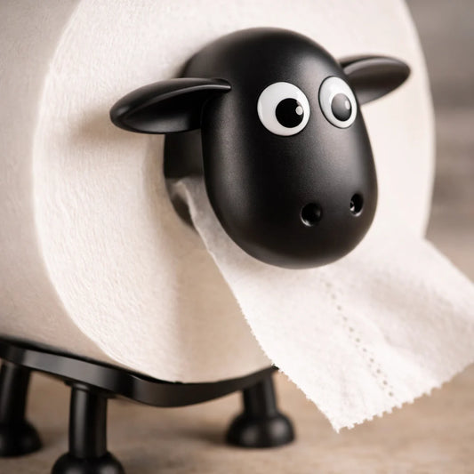 Dekorativer Toilettenpapierhalter „Schaf“ aus Metall