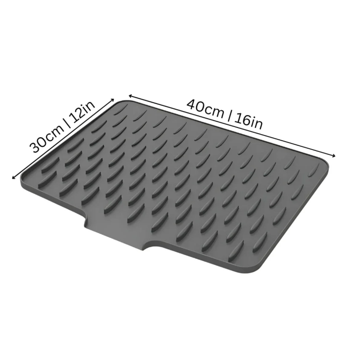 Flexible Silikon-Abtropfmatte für Geschirr
