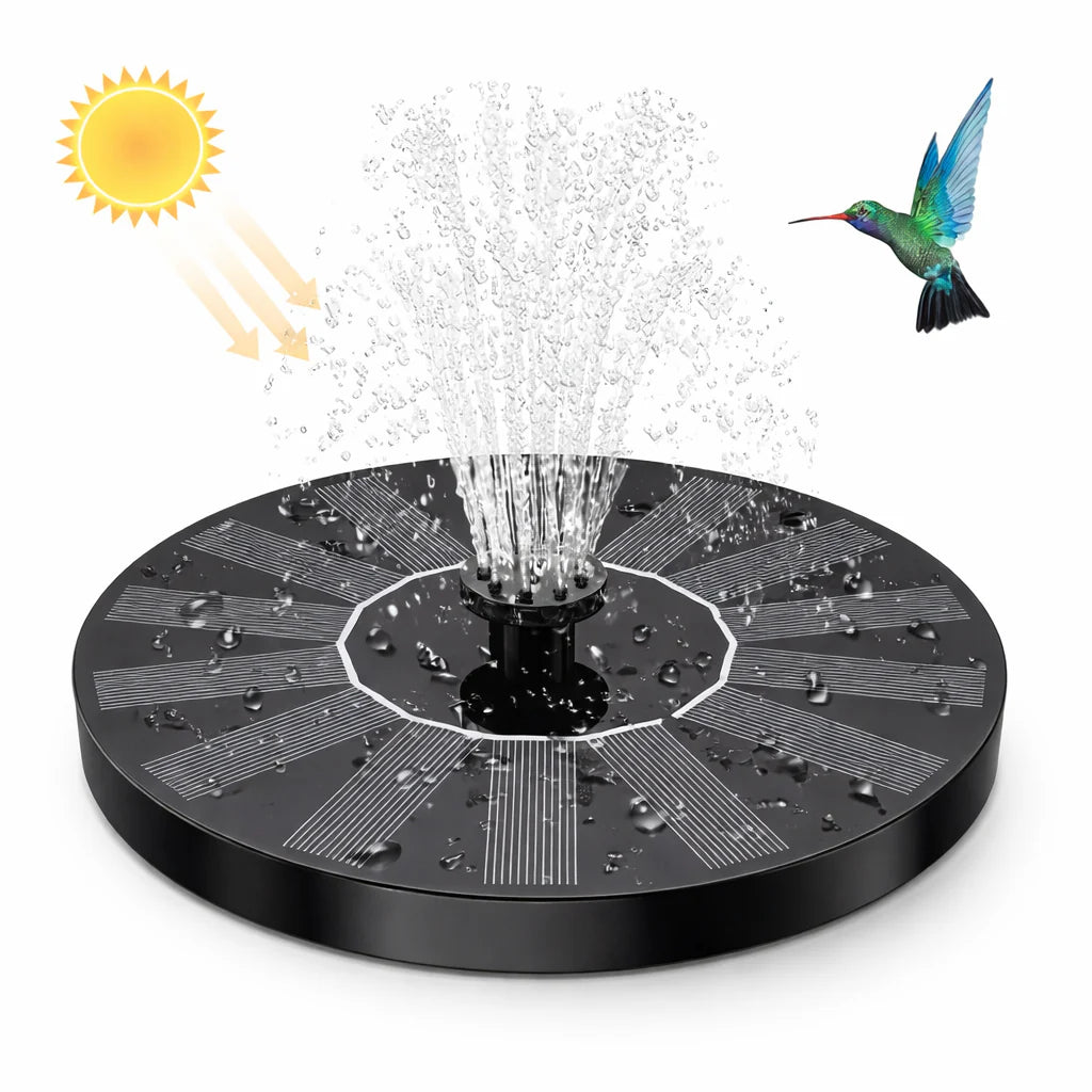 Schwimmende Solar-Teichpumpe mit integriertem Akku