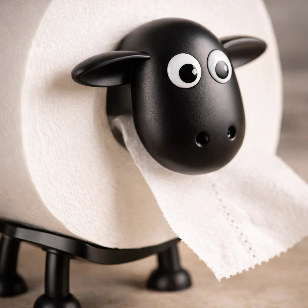 Dekorativer Toilettenpapierhalter „Schaf“ aus Metall
