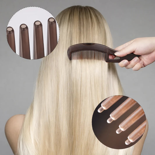 Ergonomische Silikon-Haarwaschbürste