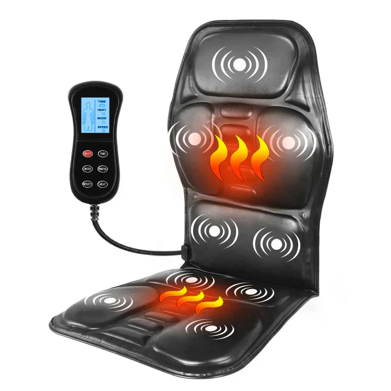 Gepolsterte Komfort-Sitzauflage mit Vibrations- und Wärmefunktion